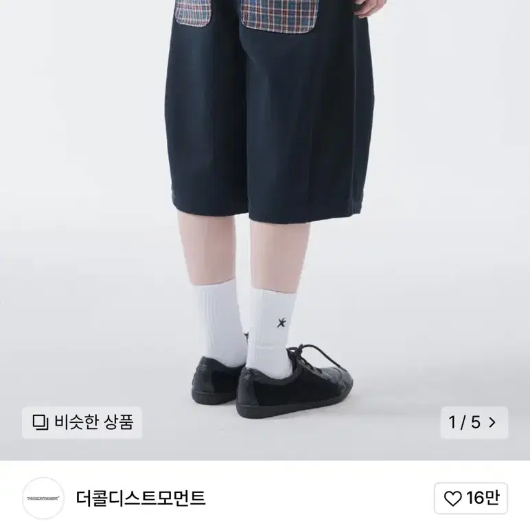 パンツ THE COLDEST MOMENT TCM check pocket half pants charcoal The coldest moment TCM check pocket half pants (na on