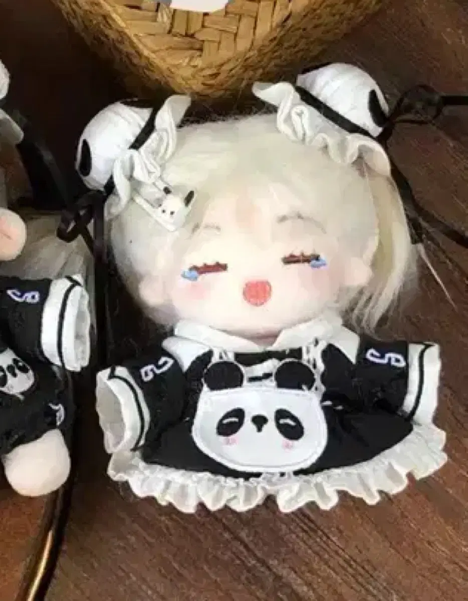인형옷 판다주방장 10cm 치마 10깅
