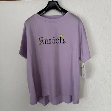 신상품 미사용 GRUS 라벤더 반팔 티셔츠 Enrich