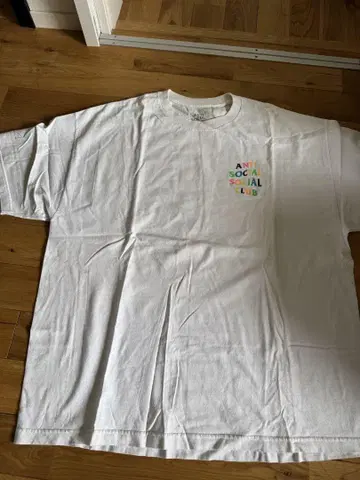 안티 소셜 소셜 클럽 화이트 티셔츠 2XL
