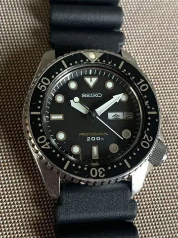 세이코 손목시계 다이버 쿼츠 7c43-6010 작동품