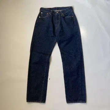다크 네이비 TCB JEANS W29 레드 이어 셀비지 데님 청바지