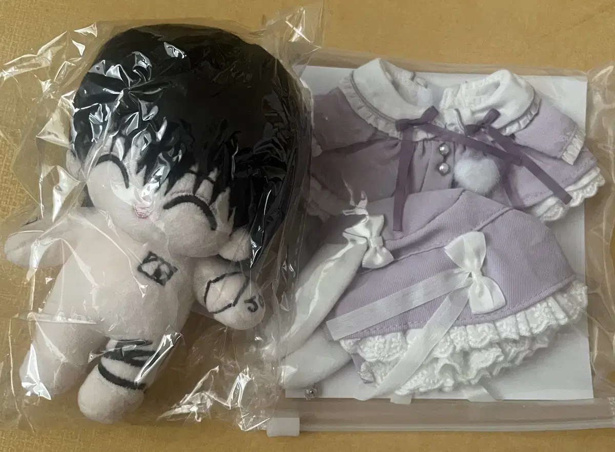 sakadey Nagumo Attribute Cotton dey Doll Utugumo + Wooble Plush Purple 10cm Doll Clothes