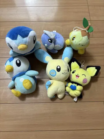 포켓몬 봉제 인형 6개 세트