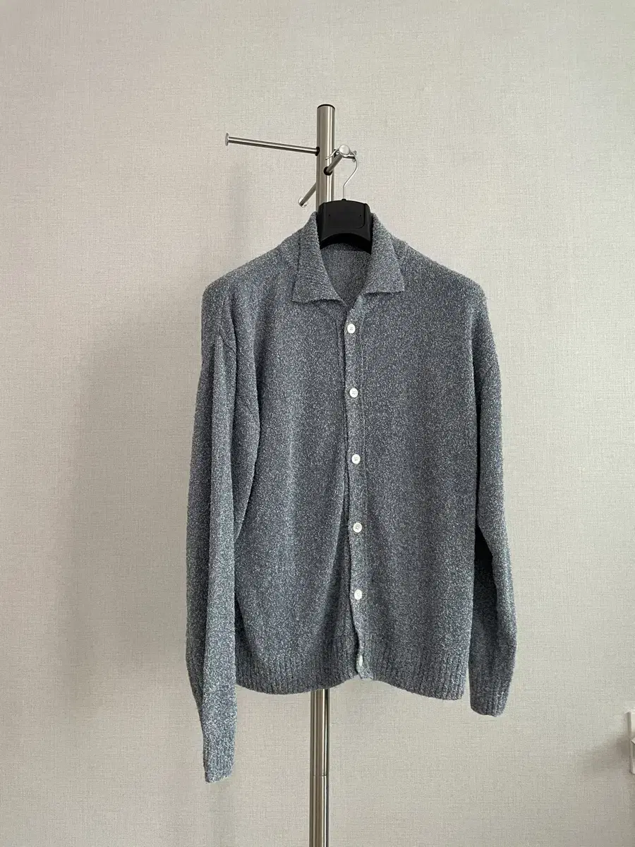 M) 유스 youth 카라 collar 가디건 블루