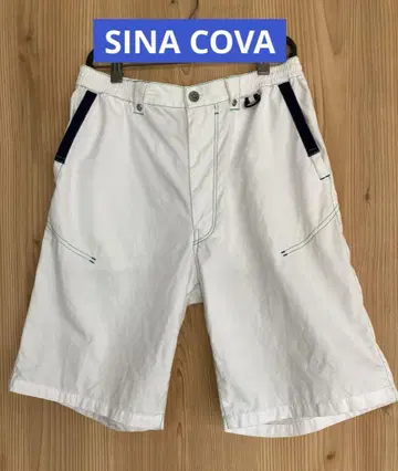 SINA COVA 시나코바 하프 팬츠 화이트 2L 사이즈