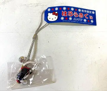 M156 미사용품 헬로키티 이와테 한정 스트랩 사슴 춤 산리오