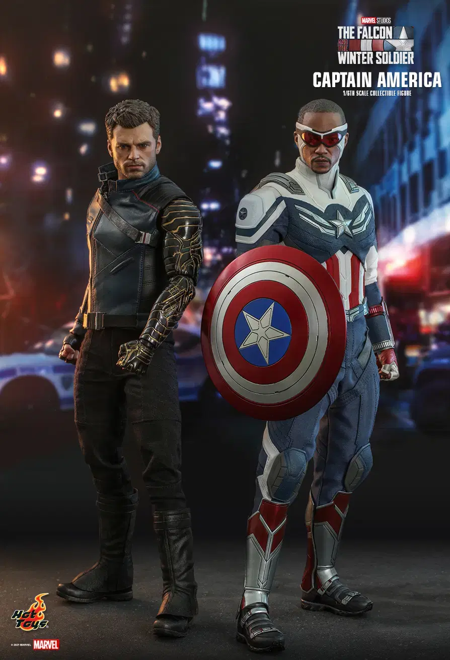Hot Toys Falcon and Winter Soldier Captain America Figure Birthday Event
