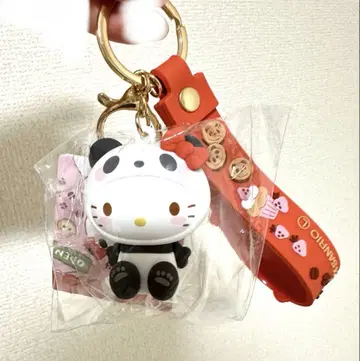 헬로키티 HelloKitty 팬더 스위츠 KT 러버 입체 키링 산리오
