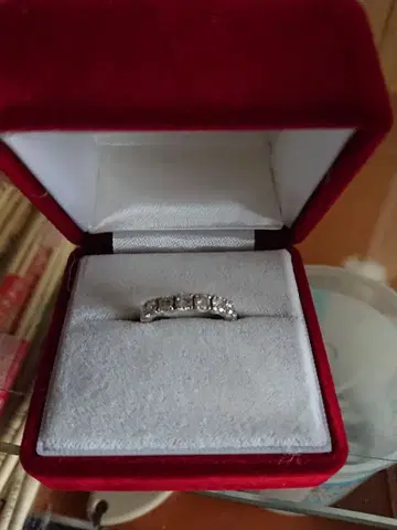 다이아몬드 반지 2캐럿 플라티나 900