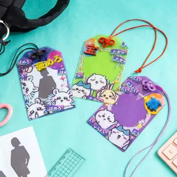 치이카와 (먼작귀) 하치와레 모몽가 부적형 트레이딩 카드 홀더 3종 세트