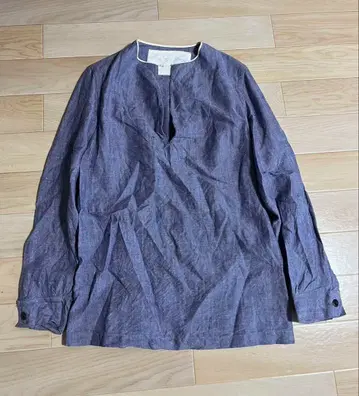 프랑스 린넨 밀리터리 셔츠