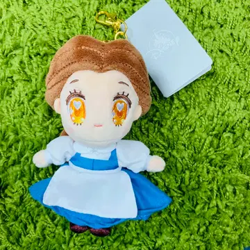벨 봉제 인형 키체인 tiny 미녀와 야수 디즈니 스토어