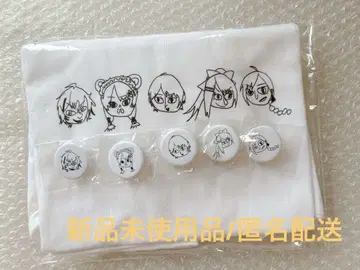 니지산지 니지 락 VTuber 혁명 티셔츠 L 사이즈 캔뱃지