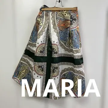 페이즐리 무늬 플레어 스커트 maria A 라인 에스닉 에트로 셀렉트
