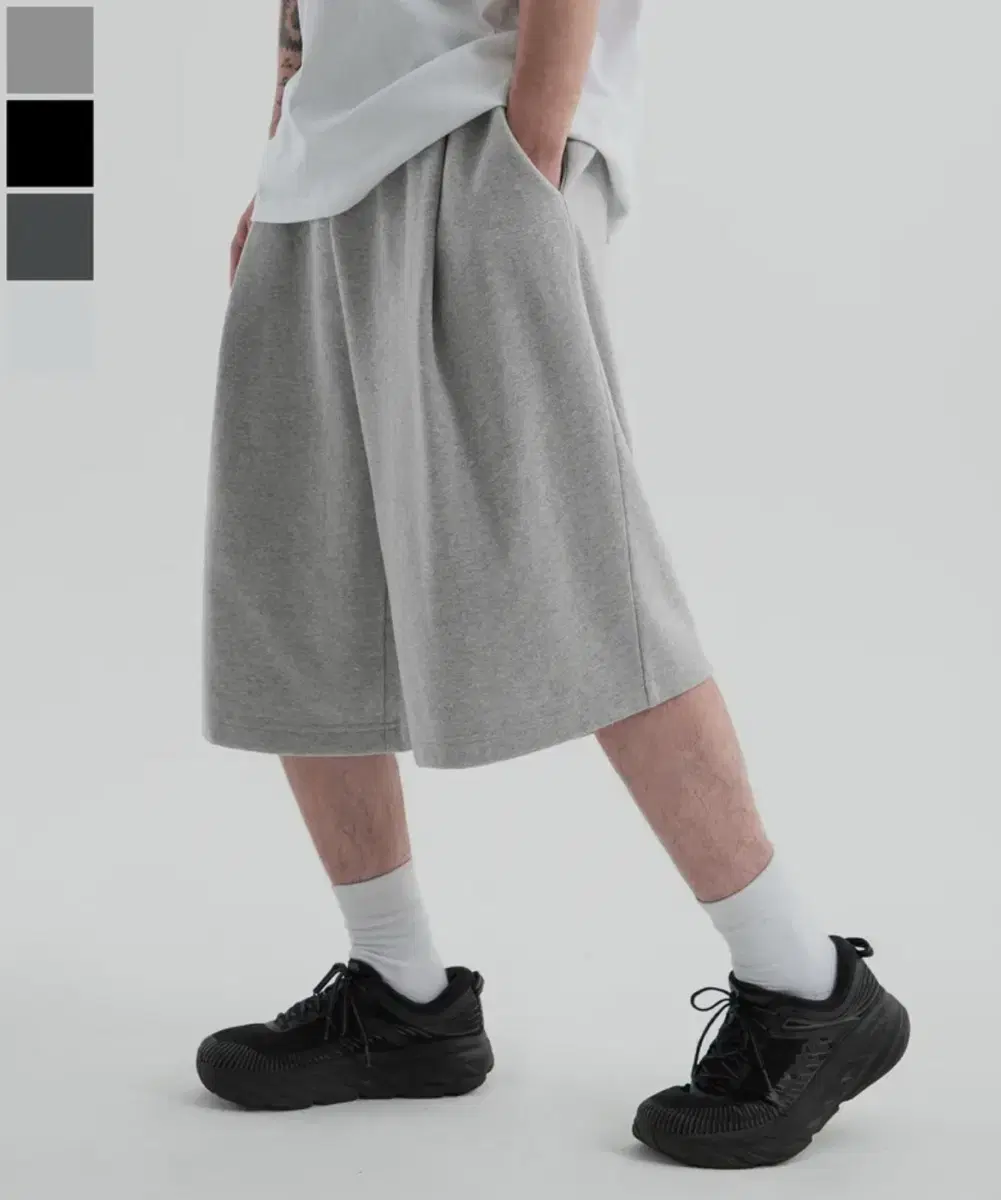 XL New Brenson One-Tuck Bermuda Shorts Gray 34