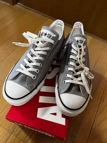 컨버스 캔버스 올스타 AS J OX 그레이 28.0 일본제 미사용