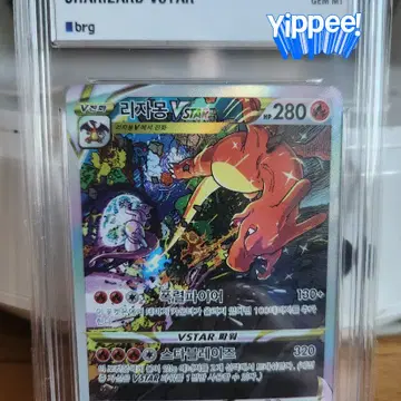 포켓몬카드 유니버스 Vstar 리자몽 SAR BRG10 등급