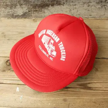 MARVIN DICKENSON TRUCKING 메쉬 캡 레드 ss59