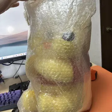 곰돌이 푸 빨간 볼 슈퍼 라지 봉제 인형