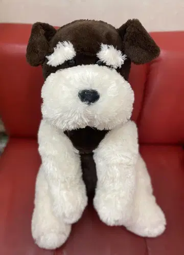 모후모후 부드러운 강아지 봉제 인형 슈나우저