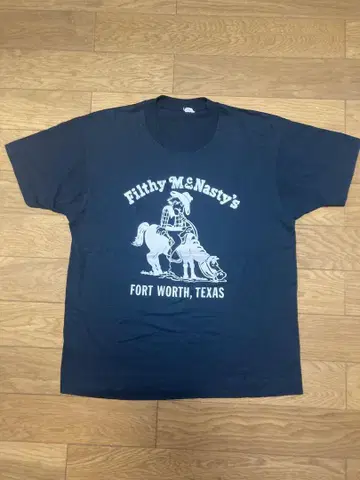 필시 맥나스티즈 웨스턴 티셔츠 made in USA 80s