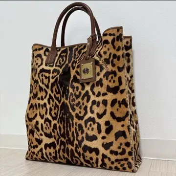 RobertoCavalli 로베르토 카발리 송치 토트백 레오파드