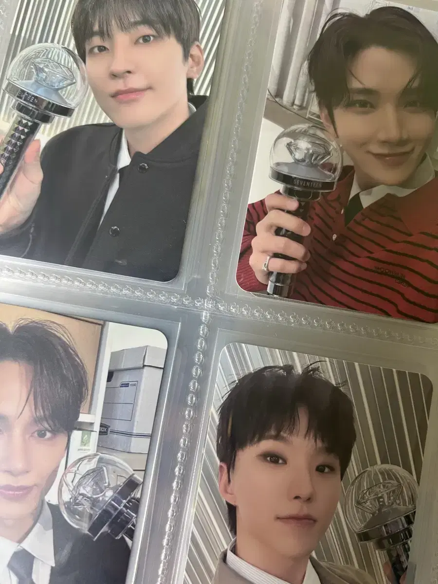세븐틴 캐럿랜드 캐럿존 포카 (승철, 민규, 도겸 제외)