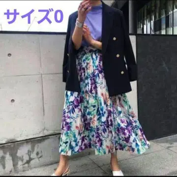mila owen 꽃무늬 랩 스커트 사이즈 0