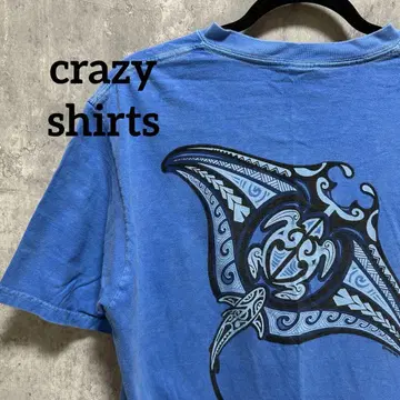 crazy shirts 00s 빈티지 페이드 만타 거북이 상어 M