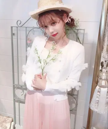 Swankiss 스완키스 리본 레이스 가디건