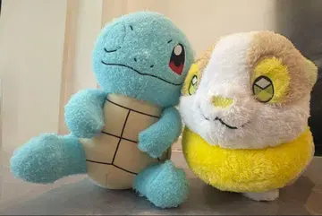 포켓몬 원파치 꼬부기(제니카메) 2개 세트 큰 봉제 인형