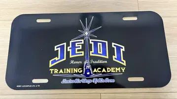 제다이 트레이닝 아카데미 플레이트 스타 워즈 디즈니 월드