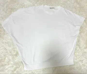 엔폴드 화이트 코튼 티셔츠