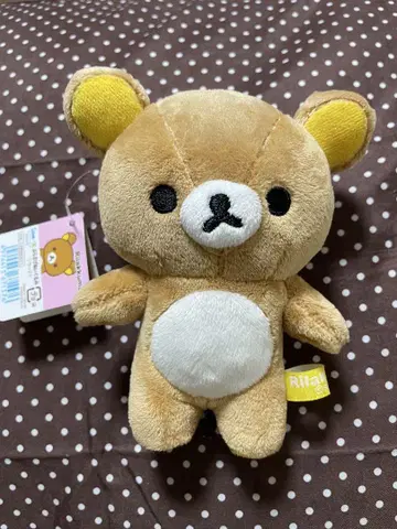 산엑스 리락쿠마 매달린 봉제 인형 마스코트 키링 레트로