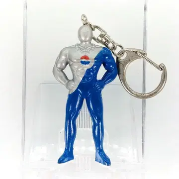 당시의 물건 펩시맨 피규어 키링 레트로