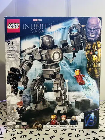 레고(LEGO) 아이언맨 아이언몽거의 습격 76190