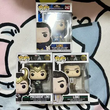 가격 인하 불가 funko pop Loki 피규어 3개 세트 마블