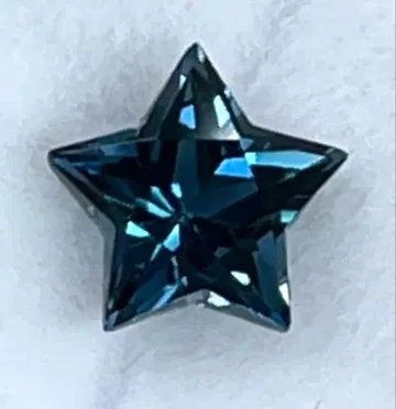 보석 루스 '가장 레어! 고품질 런던 블루 토파즈' 스타 모양' 소 포함