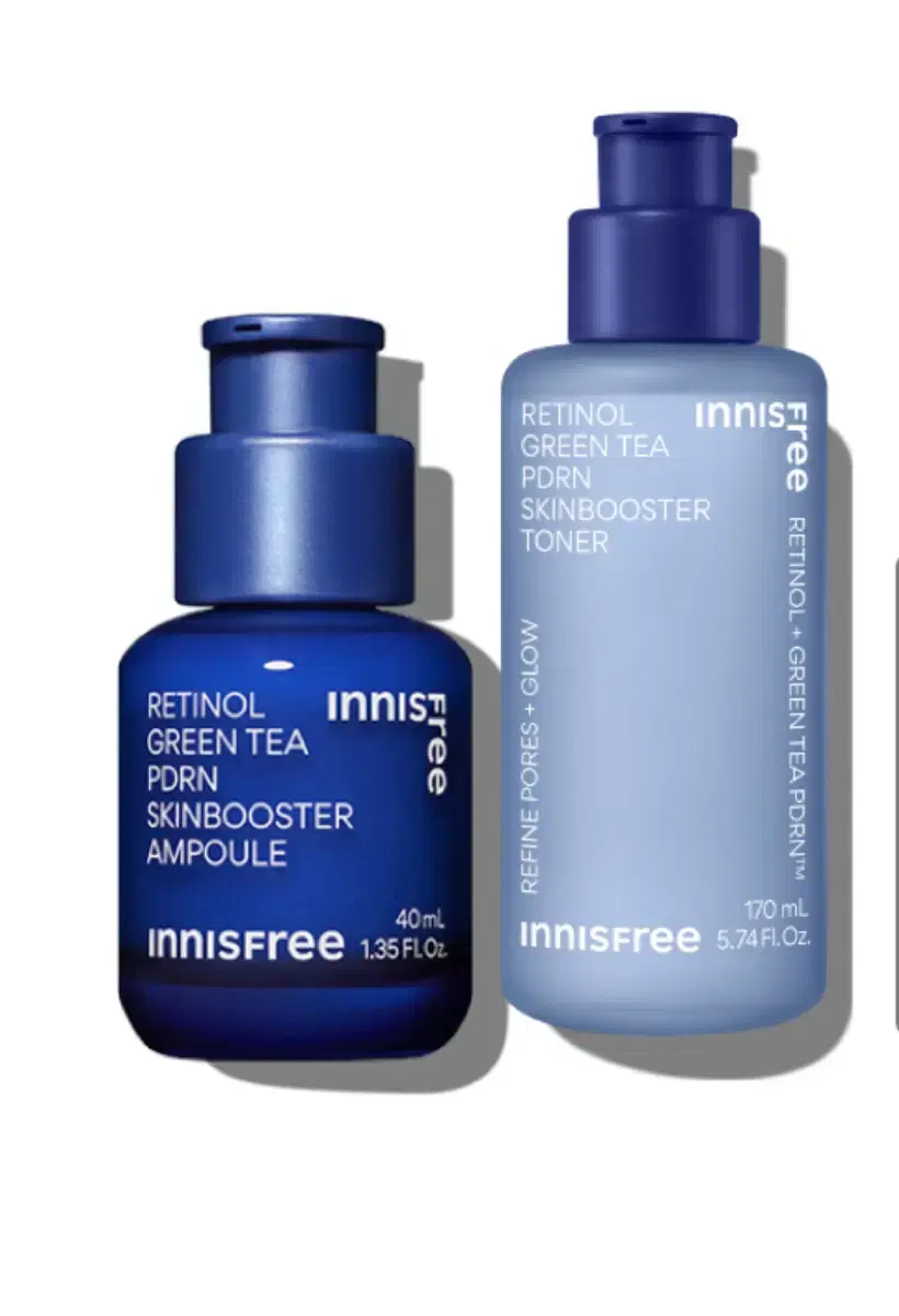Innisfree PDRN Retinol Skin Booster (1) / Ampoule (2)
