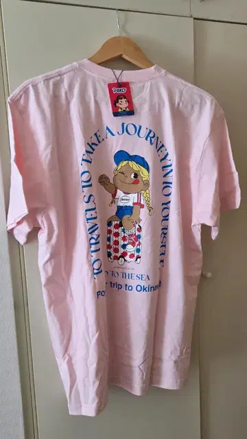 오키나와 한정판 Okinawapop.jp 페코짱 티셔츠