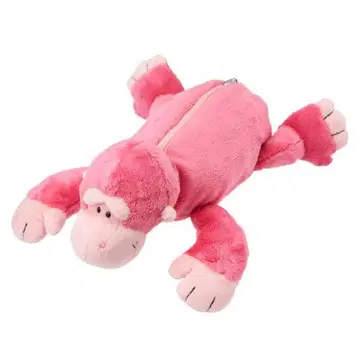 nici PLAZA 한정판 니키 고릴라 핑크 펜 파우치 필통 NICI