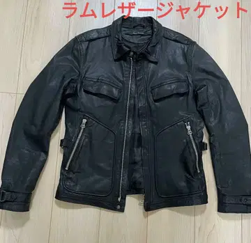 Bark Tannage 램 가죽 자켓 M 사이즈