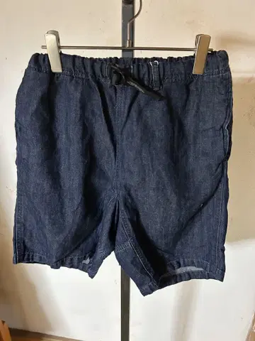 denim&dungaree 데님&던가리 데님 면 린넨 숏 팬츠