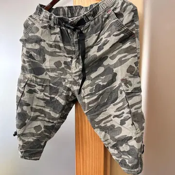 카모 패턴 숏 팬츠 면 100%