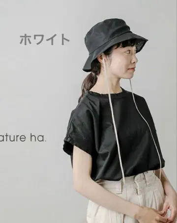 mature ha.|코튼 버킷 햇 화이트