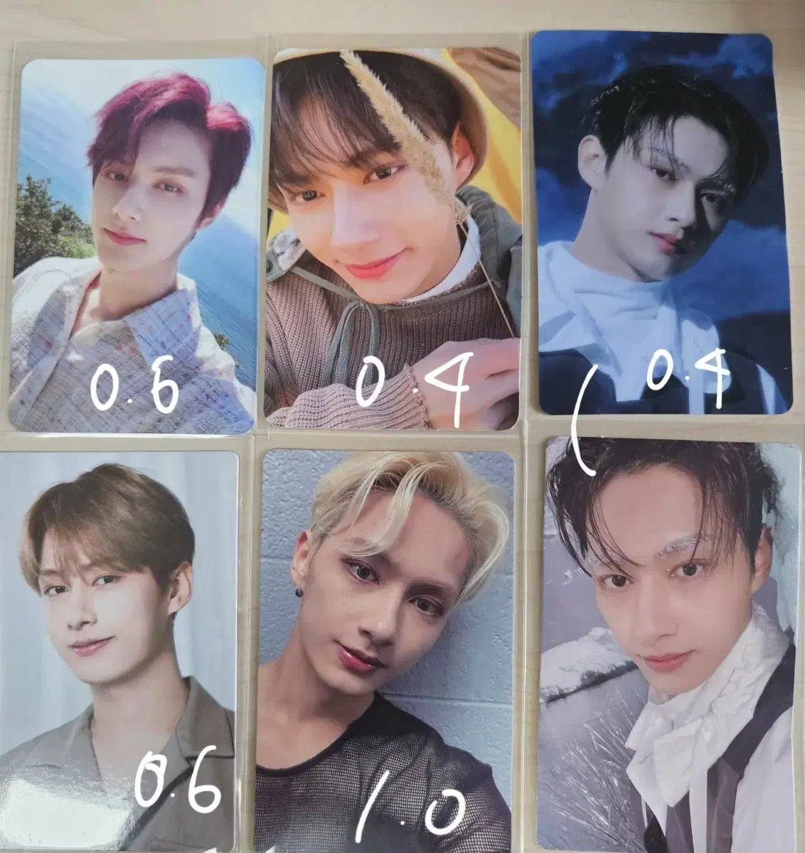 세븐틴 준 준휘 포토카드 포카