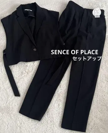 SENCE OF PLACE/린넨 라이크 셋업