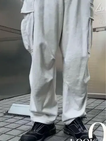 khoki 맨투맨 카고 팬츠
