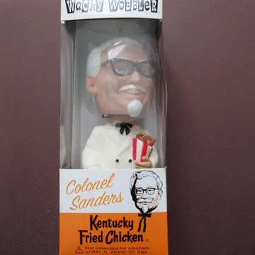 KFC 50주년 기념 커넬 샌더스 버블 헤드 피규어 인형